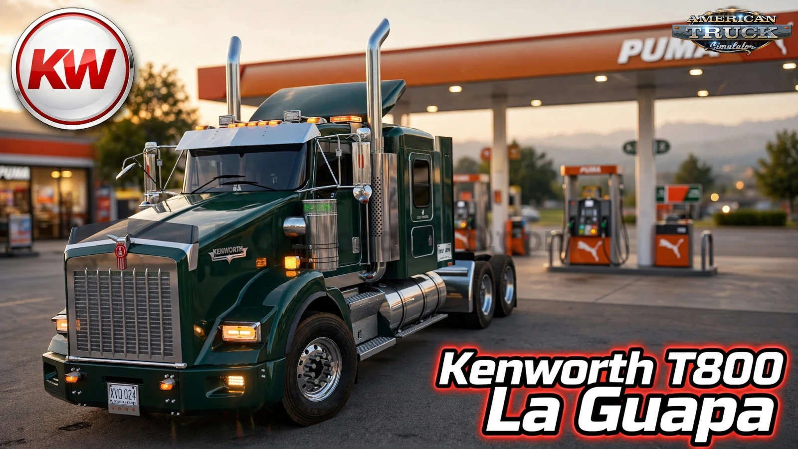 Kenworth T800 La Guapa Truck v1.0 (1.60.x) for ATS