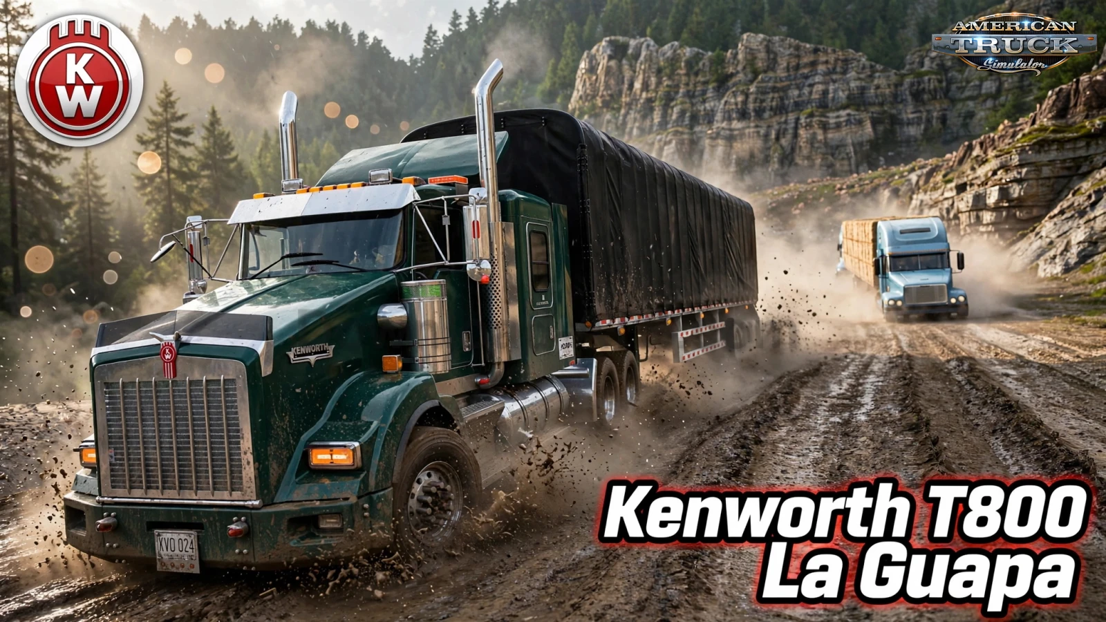 Kenworth T800 La Guapa Truck v1.0 (1.60.x) for ATS