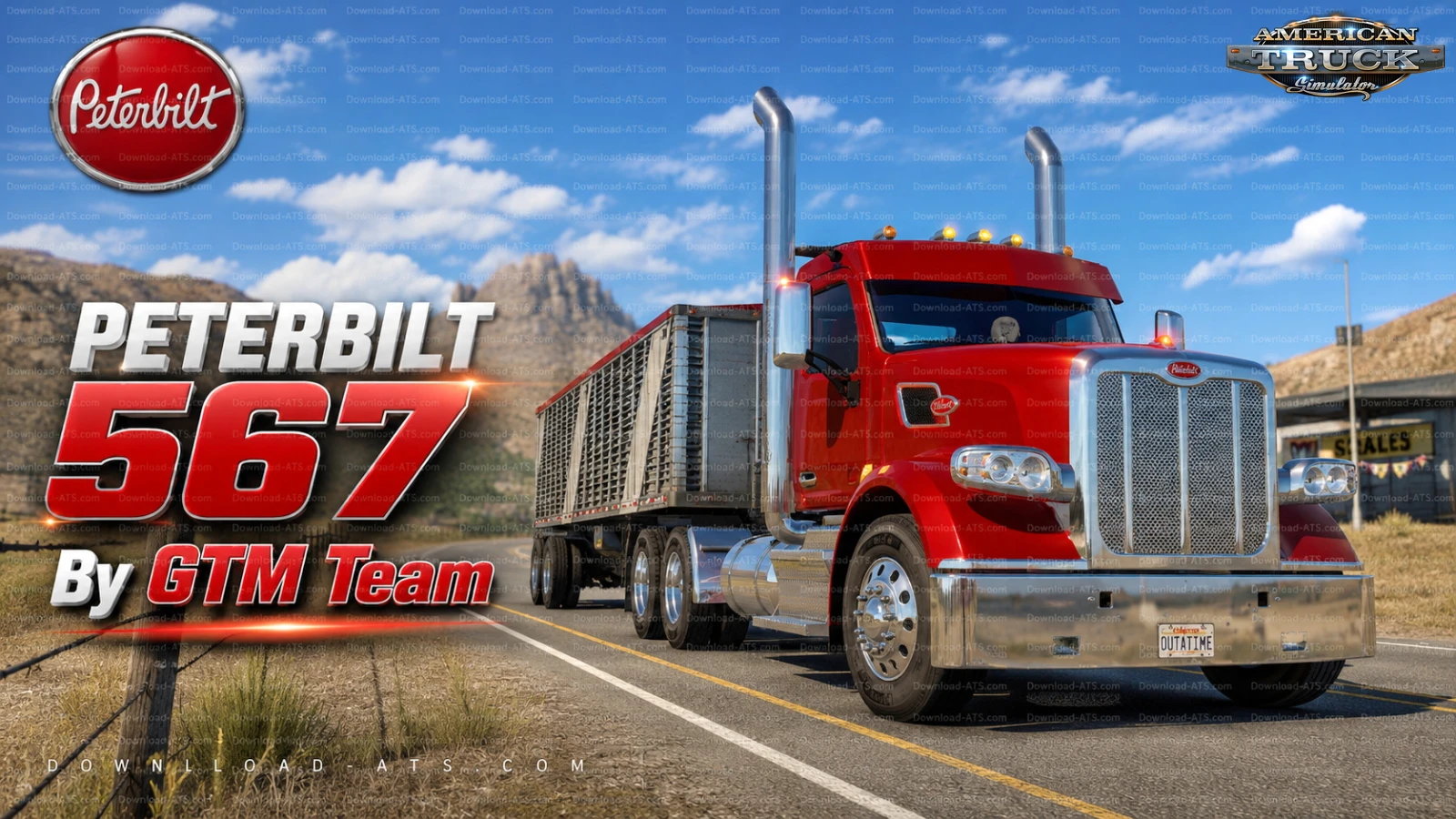 Peterbilt 567 + Interior v1.2.60 by GTM Team (1.60.x) for ATS