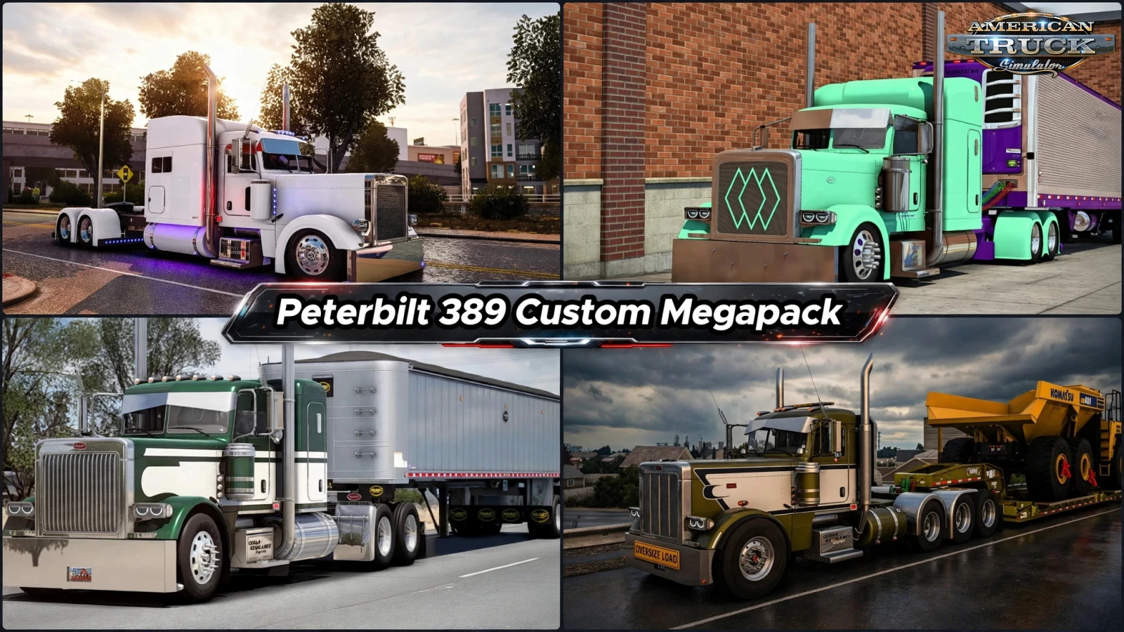 Peterbilt 389 Custom Megapack v4.7.2 (1.60.x) for ATS