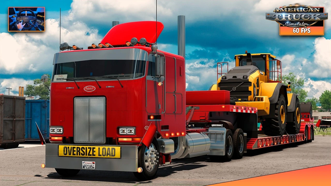 Peterbilt 362 + Cummins N14 for ATS - Video Gameplay