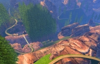 Mountain Roads Map By Danner Truckers for ATS