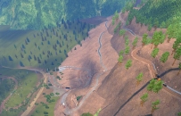 Mountain Roads Map By Danner Truckers for ATS