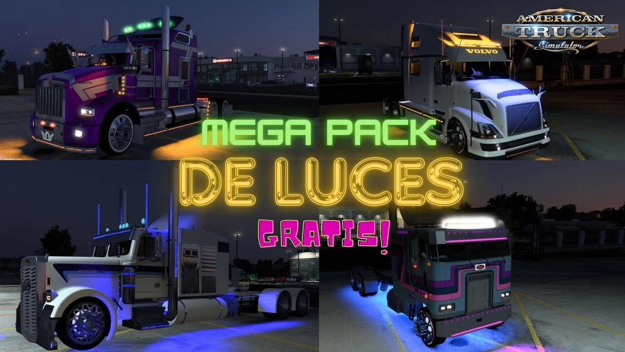 Led Mega Pack (Tuning Lights) v1.8.4 (1.60.x) for ATS thumbnail 4