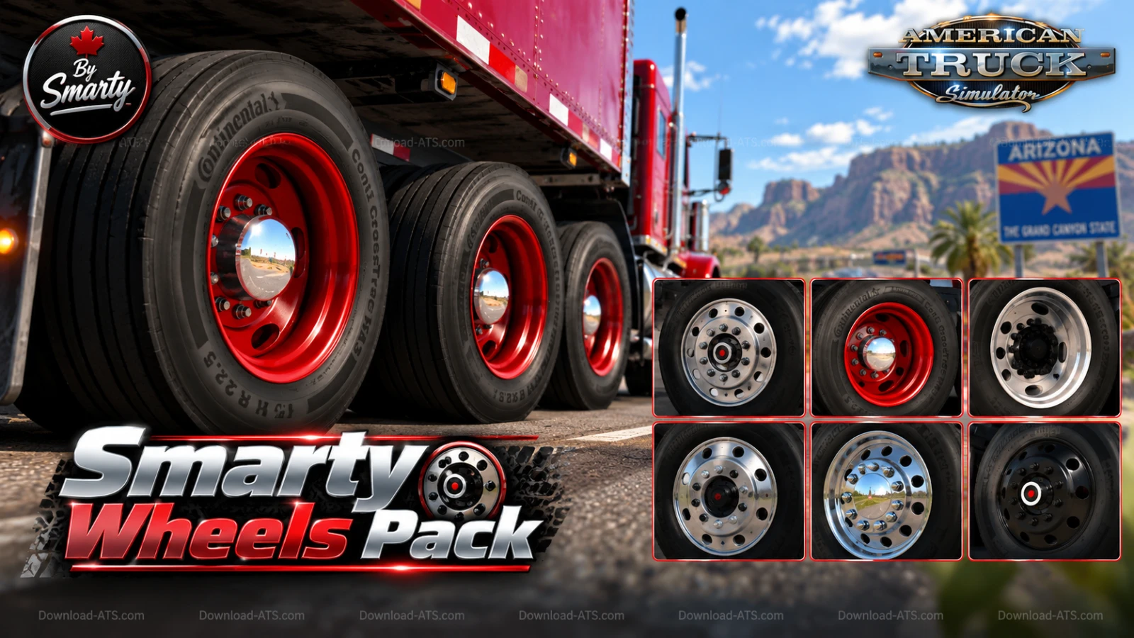 Smarty Wheels Pack v1.10.4 (1.61.x) for ATS