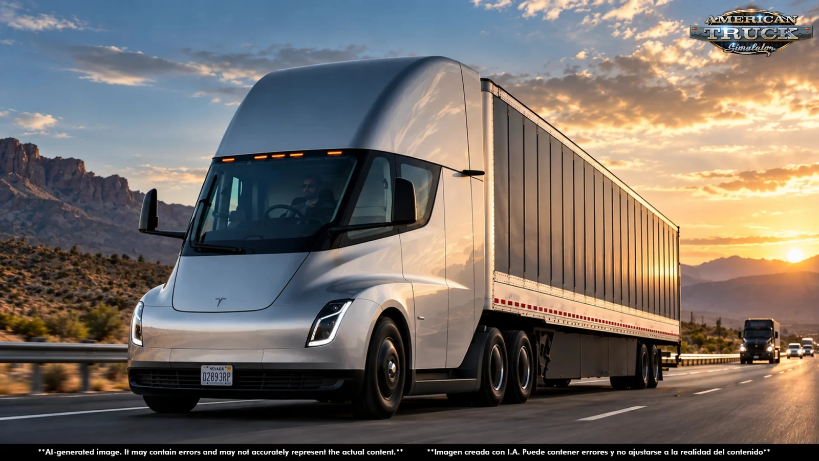 Tesla Semi Truck 2019 + Interior v3.0 (1.61.x) for ATS thumbnail 6