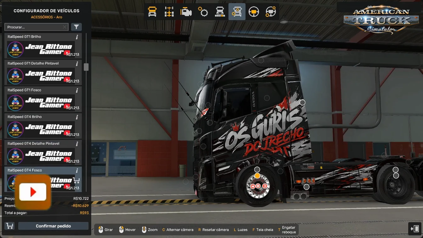 Pack de Rodas v2.0 By Jean Rittono (1.61.x) for ATS thumbnail 4