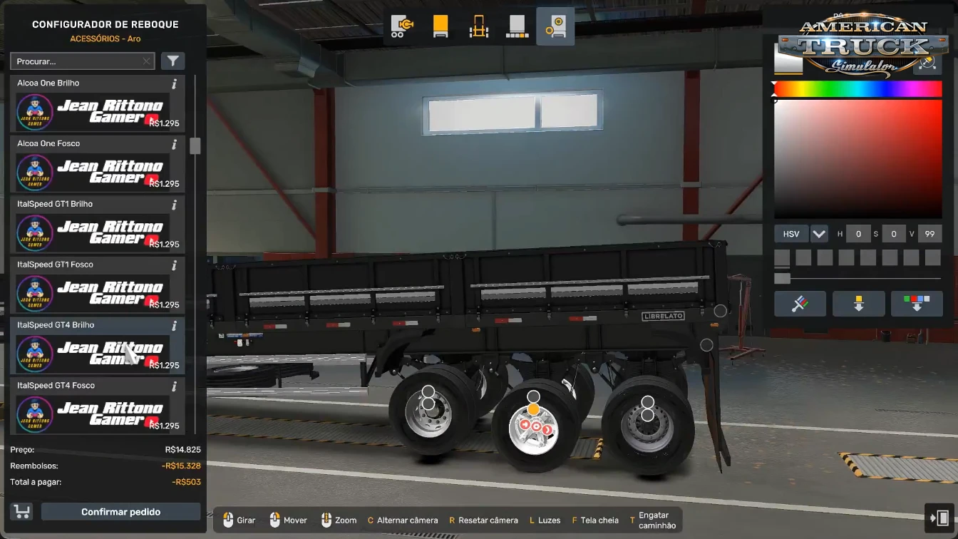 Pack de Rodas v2.0 By Jean Rittono (1.61.x) for ATS thumbnail 5