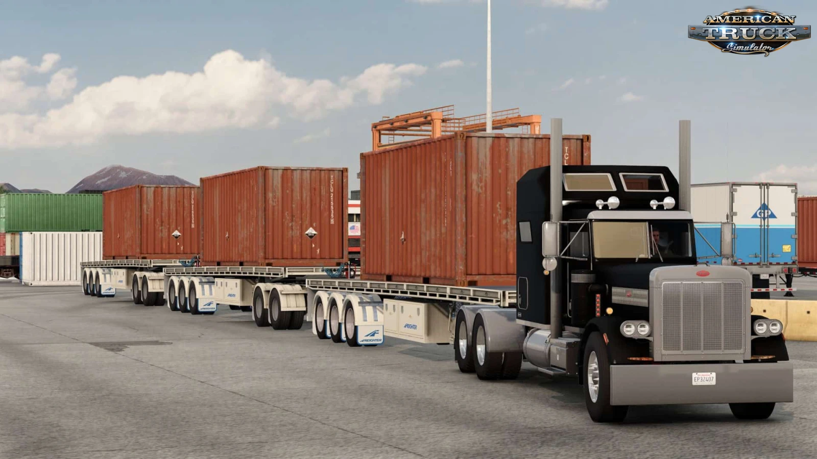 Freighters and Centurion Tire Trailers v1.61 (1.61.x) for ATS
