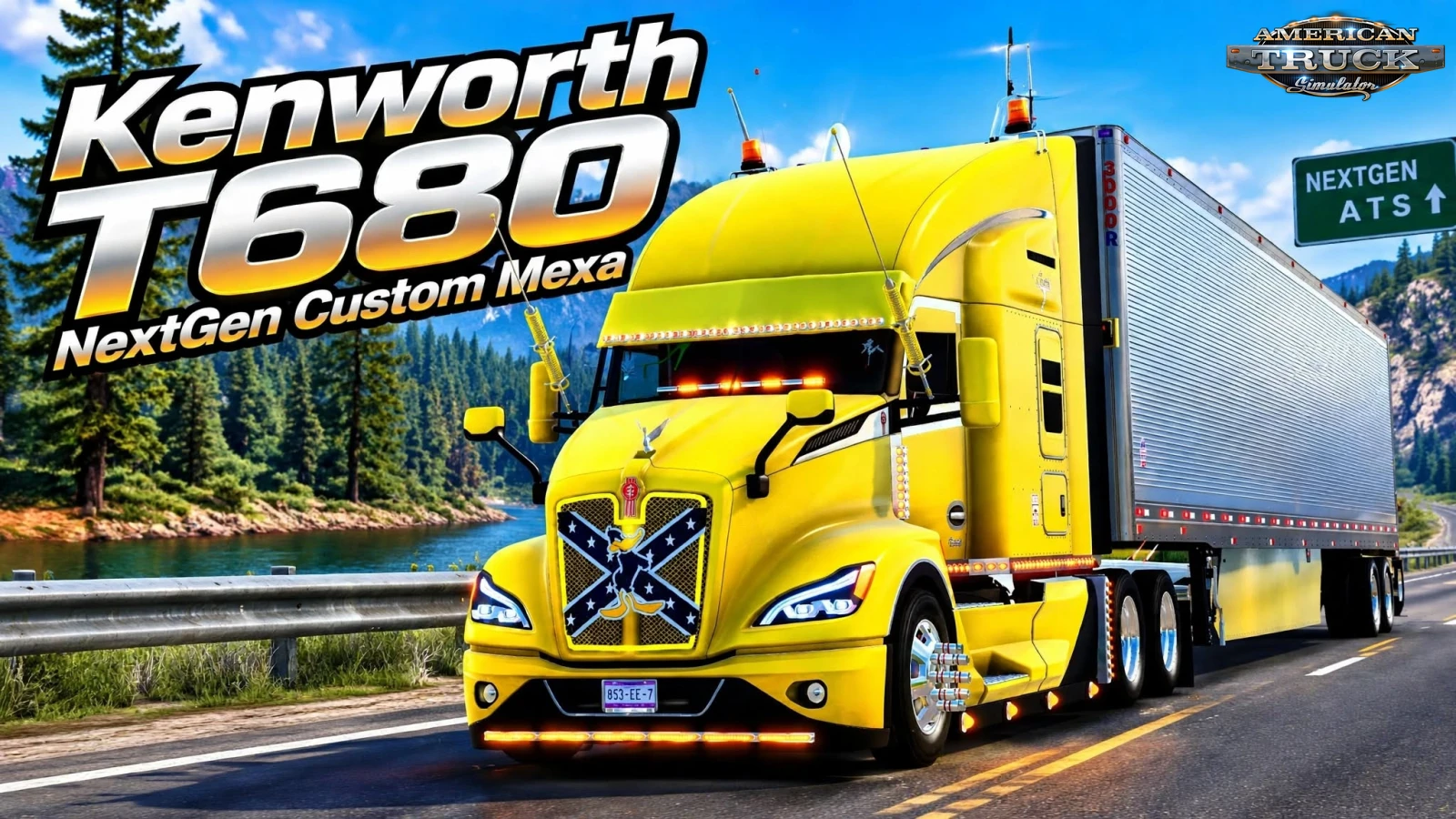Kenworth T680 NextGen Custom Mexa v2.5 (1.61.x) for ATS