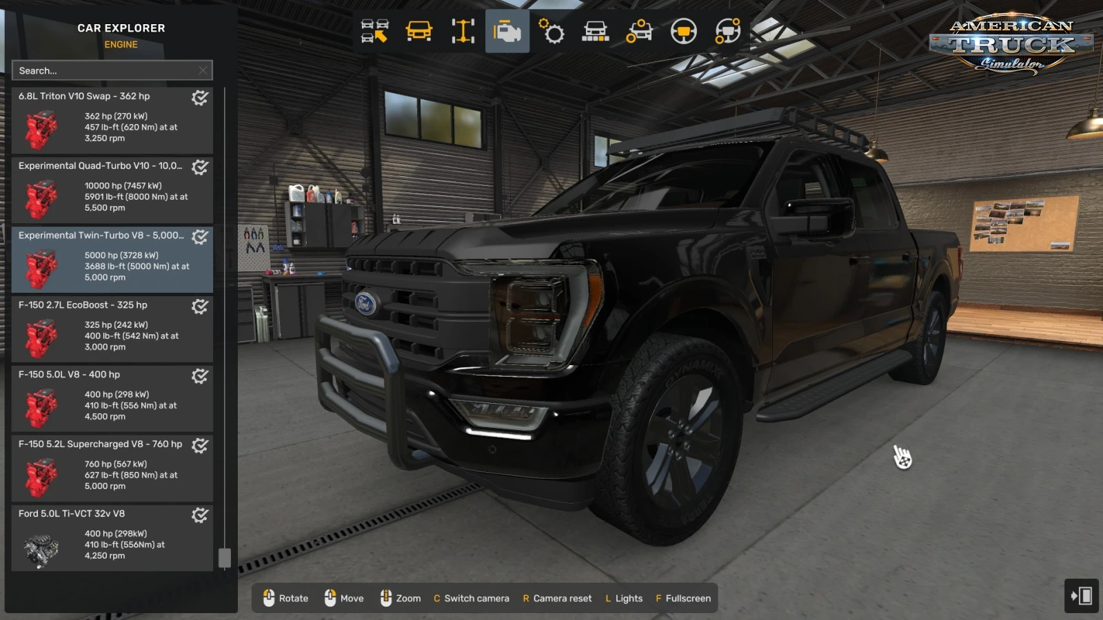Ford Tuning Playground v2.0 (1.61.x) for ATS