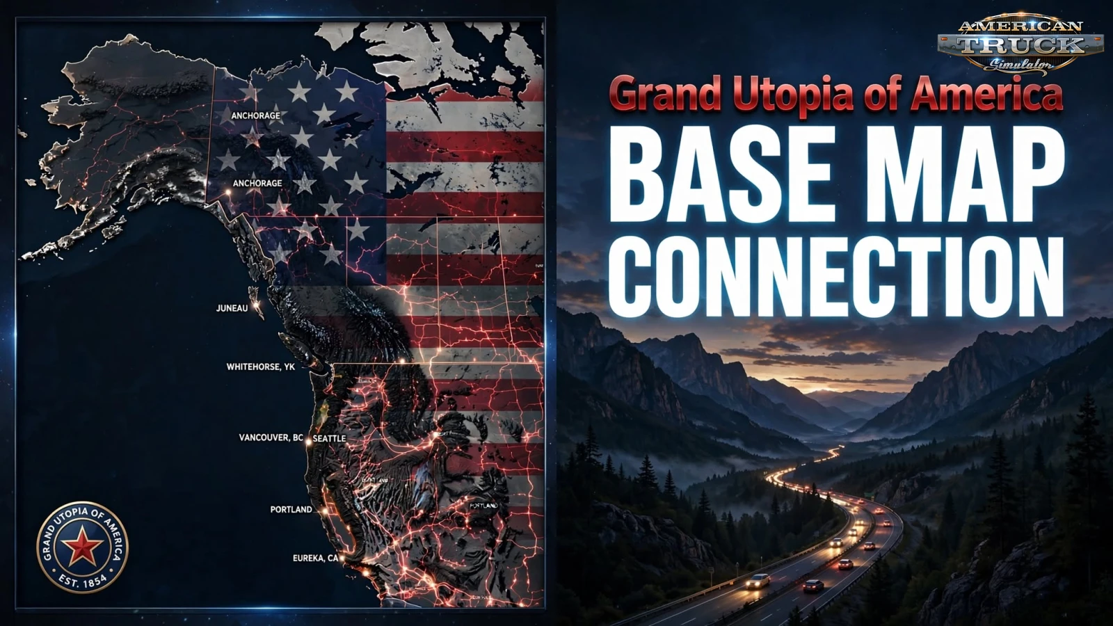 GUOA - Base Map Connection v1.4a (1.61.x) for ATS thumbnail 3