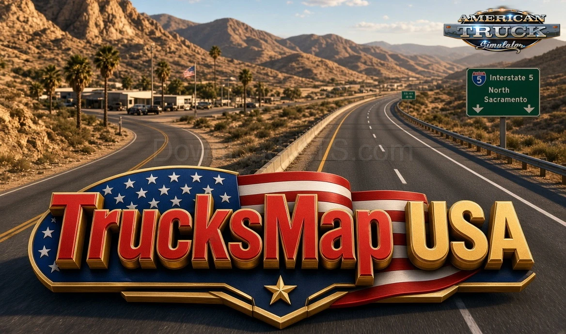 TrucksMap USA v1.7pa1 (1.61.x) for ATS